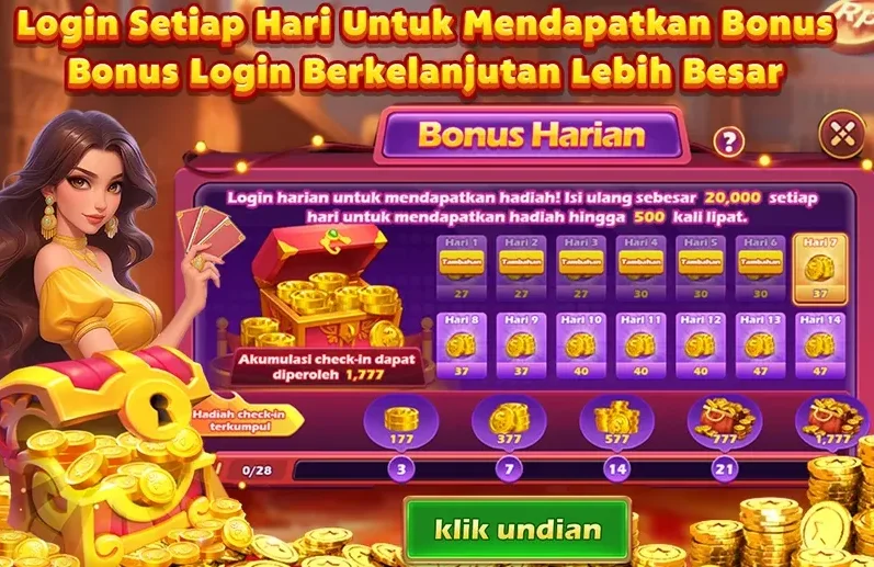 Bonus Harian - Login Setiap Hari